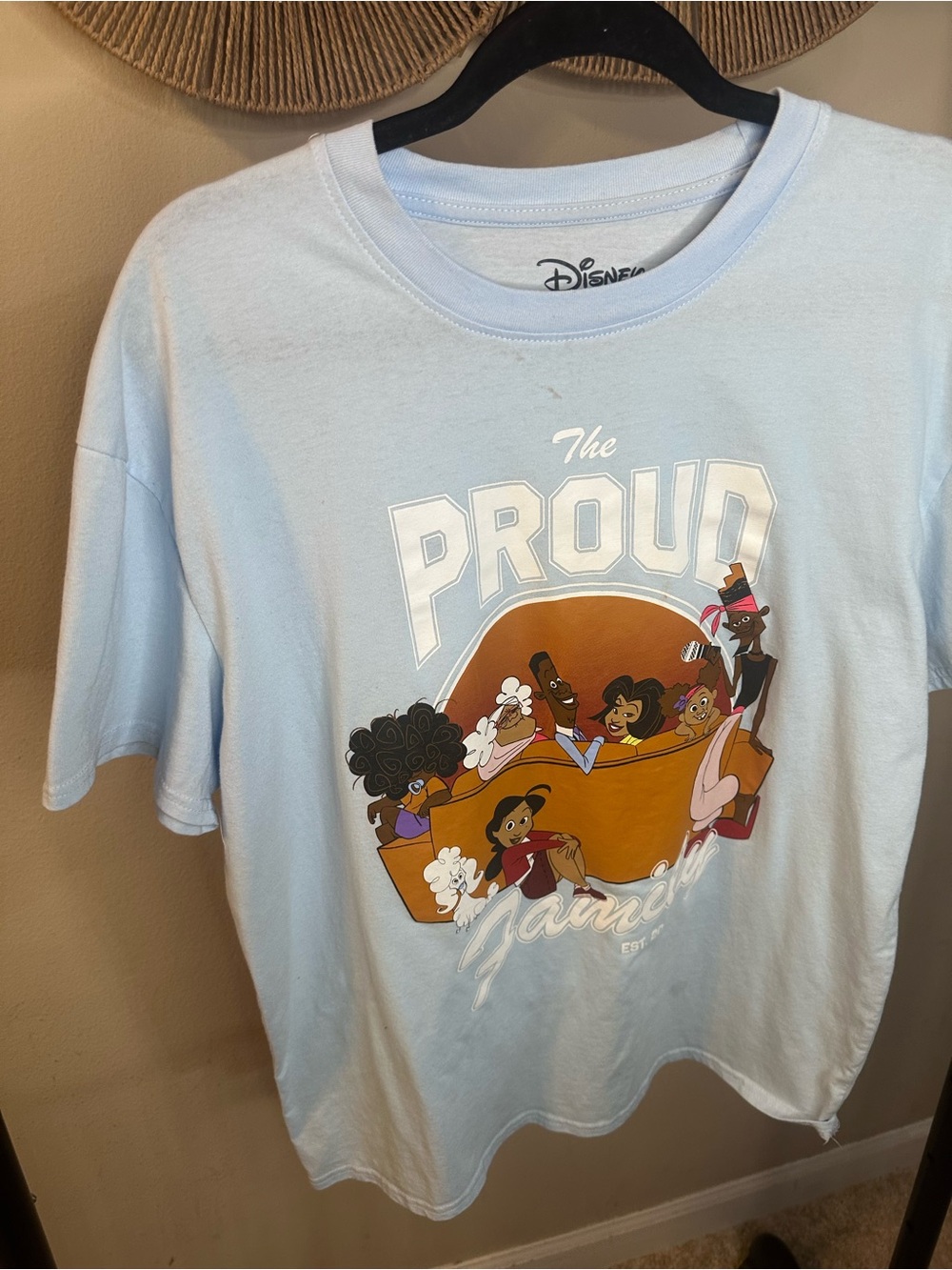 Disney Light Blue The Proud Family Graphic Tee